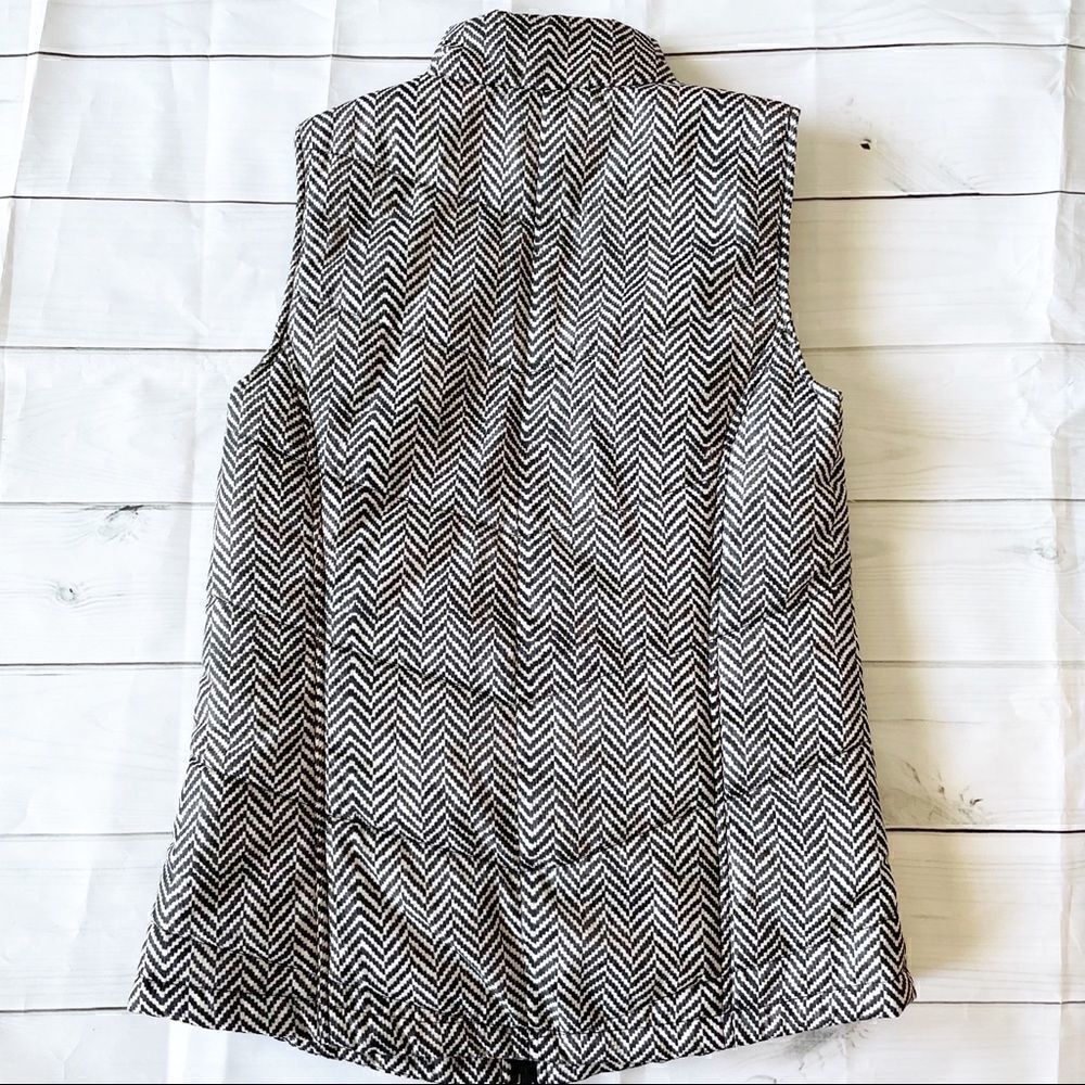 Red Camel Herringbone Puffer Vest - Size XS - Picture 4 of 7